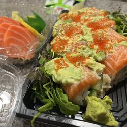 Sushi Miyazawa - Salmon sashimi 53. Miyabi Roll