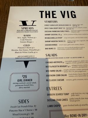 Menu photo 1 The VIG West Loop Chicago, IL