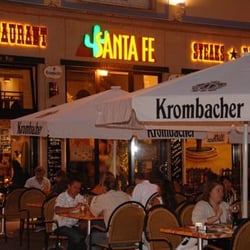 Tex Mex Santa Fe - Terrasse am Abend