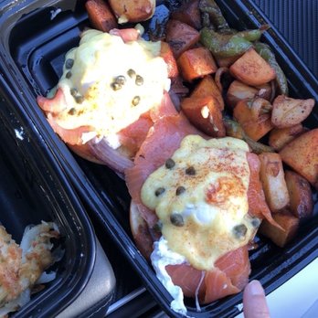 Bill's Cafe - Smoked Salmon Benedict with country fried potato - Breakfast & Brunch Near Me - Fremont, California Bill's Cafe - Smoked Salmon Benedict with country fried potato - Breakfast & Brunch Near Me - Fremont, California