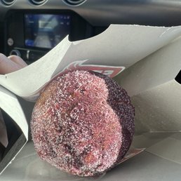 Ube mochi malasada