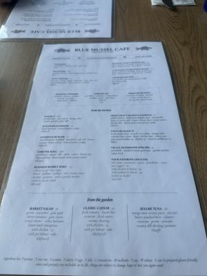 Menu photo 1 Blue Mussel Cafe Rustico, PE