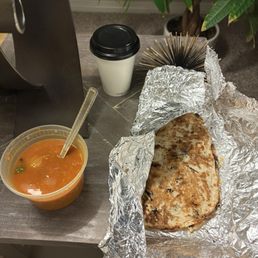 Soup Garlic Naan Chai Soup Garlic Naan Chai