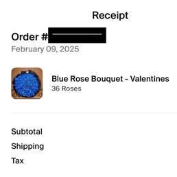 What I ordered