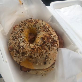 The Flying Joe - Bacon egg and cheese breakfast sandwich - Coffee & Tea Near Me - Perrysburg, Ohio