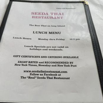 Seeda Thai Restaurant - Thai Near Me - Valley Stream, New York Seeda Thai Restaurant - Thai Near Me - Valley Stream, New York