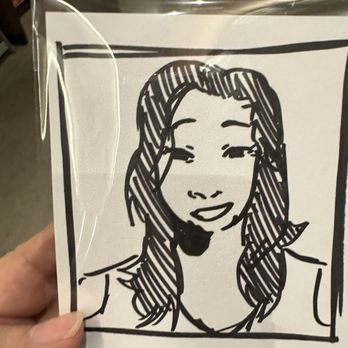 Doodle Booth - Awesome Doodle Artist! I look so young - Commissioned Artists Near Me