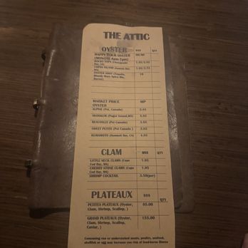 The Attic Oyster & Cocktail Bar - Happy hour - Cocktail Bars Near Me - Flushing, New York