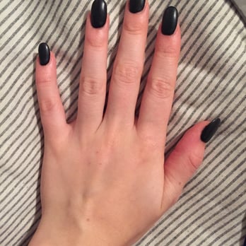 Nail Trix By Lynn - Full set acrylics black with matte topcoat - Nail Salons Near Me - Tucson, Arizona Nail Trix By Lynn - Full set acrylics black with matte topcoat - Nail Salons Near Me - Tucson, Arizona