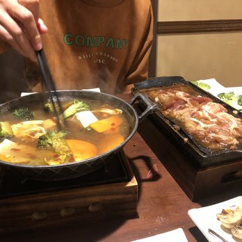 Ginza Japanese Shabu Shabu - Sat here for an hour and a half and the broth never boiled once. The grill also took 20 minutes to fully cook the meat. - Japanese Near Me - Sandy, Utah