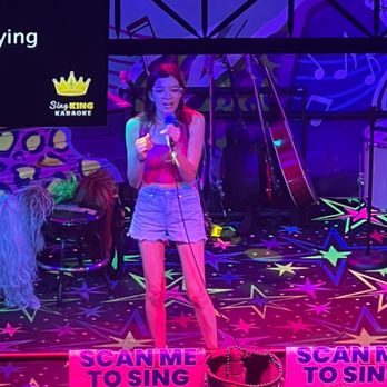 Cat's Meow 2 - a woman singing on stage - Karaoke Near Me - New Orleans, Louisiana Cat's Meow 2 - a woman singing on stage - Karaoke Near Me - New Orleans, Louisiana