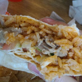 Tito's Burritos & Wings - Summit - Maui Wowie burrito nearing the end tail of it - Tex-Mex Near Me - Summit, New Jersey Tito's Burritos & Wings - Summit - Maui Wowie burrito nearing the end tail of it - Tex-Mex Near Me - Summit, New Jersey