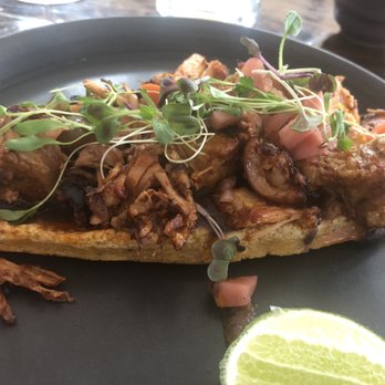 Dolores - Porkbelly huarache.. amazing- perfect heat - salt - fat balance! - Mexican Near Me - Providence, Rhode Island