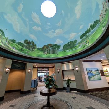 Grandover Golf Course - Inside/outside the golf shop. Cool dome. - Golf Near Me - Greensboro, North Carolina
