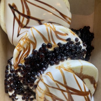 Cloud Nine Cafe Hawaii - Brown Sugar Cream with Boba. A classic! - Desserts Near Me - Honolulu, Hawaii