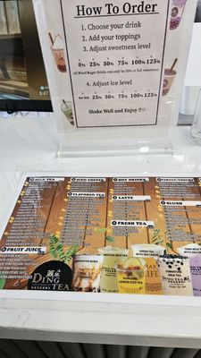 Menu photo 1 Ding Tea - Mansfield Mansfield, TX