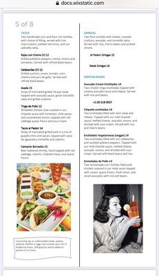 Menu photo 2 Gabrielas South Austin Austin, TX Menu photo 2 Gabrielas South Austin Austin, TX