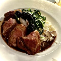 Duck Breast and Mushroom Risotto