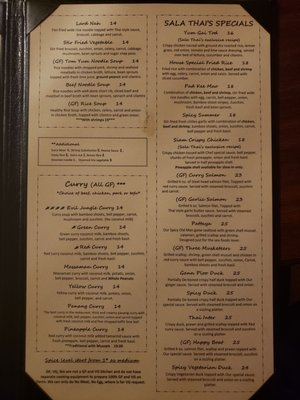 Menu photo 5 Sala Thai Airway Heights, WA Menu photo 5 Sala Thai Airway Heights, WA