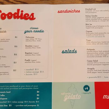Noodies - Menu - Gelato Near Me - Tucson, Arizona Noodies - Menu - Gelato Near Me - Tucson, Arizona