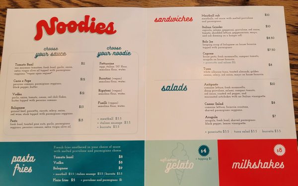 Menu photo 4 Noodies Tucson, AZ Menu photo 4 Noodies Tucson, AZ