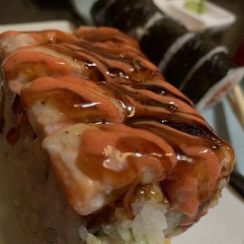 Sushi@Sushi - Baked salmon roll - Sushi Bars Near Me - Anaheim, California Sushi@Sushi - Baked salmon roll - Sushi Bars Near Me - Anaheim, California