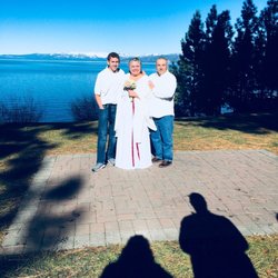 Irvalene Blount - Lake Tahoe Wedding Minister - We're so blessed!