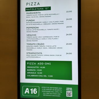 A16 Pizzeria - Menu - Pizza Near Me - Oakland, California A16 Pizzeria - Menu - Pizza Near Me - Oakland, California