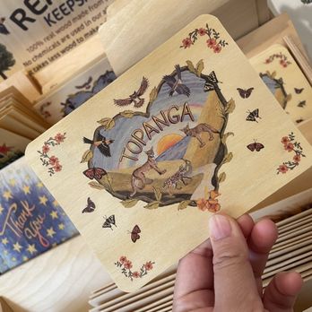 Cafe Mimosa - Wood cards - Coffee & Tea Near Me - Topanga, California