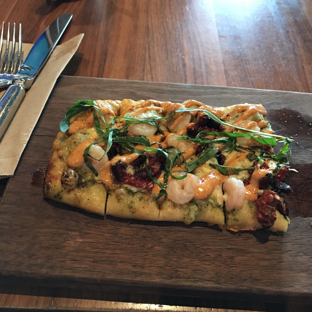 JOEY Mayfield - Shrimp flatbread - Canadian (New) Near Me - Edmonton, Alberta JOEY Mayfield - Shrimp flatbread - Canadian (New) Near Me - Edmonton, Alberta