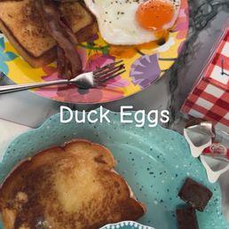 The Duck Eggs were deliciously rich! The Duck Eggs were deliciously rich!