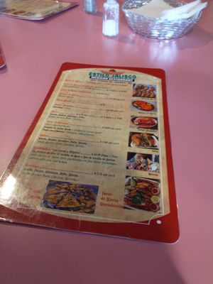 Menu photo 6 Estilo Jalisco Omaha, NE