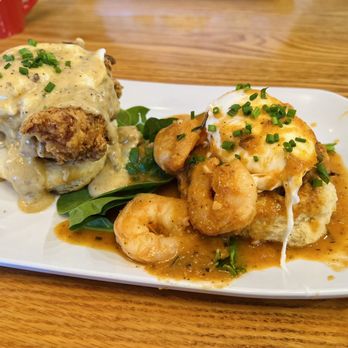 Ruby Sunshine Ballantyne - The Peacemaker - Bayou Shrimp and Chicken St. Charles Benedict - Breakfast & Brunch Near Me - Charlotte, North Carolina Ruby Sunshine Ballantyne - The Peacemaker - Bayou Shrimp and Chicken St. Charles Benedict - Breakfast & Brunch Near Me - Charlotte, North Carolina