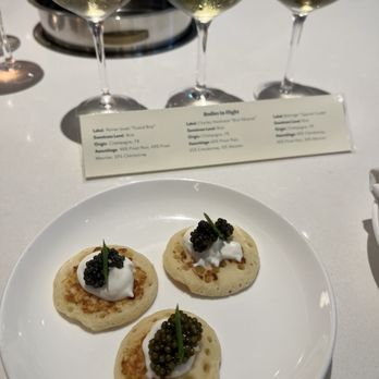 Coupes - Caviar bites and champagne flight - Champagne Bars Near Me - Dallas, Texas