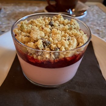Fausto - Strawberry Panna Cotta. - Italian Near Me - Brooklyn, New York