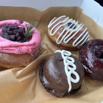 Veera Donuts - Regina George, Ding Dong, Blueberry Basil, Huckleberry Vanilla - Donuts Near Me - Missoula, Montana Veera Donuts - Regina George, Ding Dong, Blueberry Basil, Huckleberry Vanilla - Donuts Near Me - Missoula, Montana