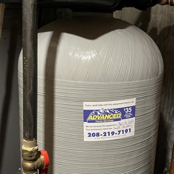 Advanced Home Services - The water softener they serviced - Plumbing Near Me - Rigby, Idaho Advanced Home Services - The water softener they serviced - Plumbing Near Me - Rigby, Idaho