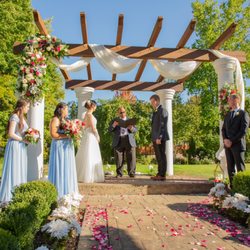 The Water Oasis - Arbor used for our ceremony