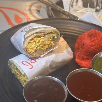 Desi Galli - Aloo & Paneer Kathi Roll - Indian Near Me - New York, New York Desi Galli - Aloo & Paneer Kathi Roll - Indian Near Me - New York, New York