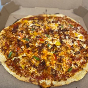 Space Pizza - a pizza in a pizza box - Pizza Near Me - Jersey City, New Jersey