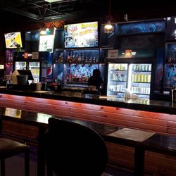 WC Social Club - View of the bar. They have a full bar of drink options as well as specialty beers and seltzers