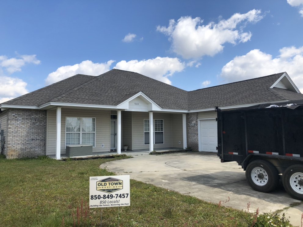 Slide of Old Town Roofing
