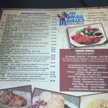 The Brass Monkey - New American Near Me - St. Pete Beach, Florida The Brass Monkey - New American Near Me - St. Pete Beach, Florida