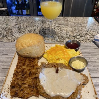 State Fare Kitchen & Bar - Chicken Fried Ribeye Steak Plate - New American Near Me - Houston, Texas