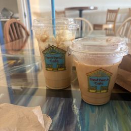 Pumpkin coffee and caramel macchiato Pumpkin coffee and caramel macchiato
