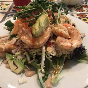 Monica's Restaurant - The yummy Gulf Shrimp remoulade salad. AMAZING! - New American Near Me - Beaumont, Texas Monica's Restaurant - The yummy Gulf Shrimp remoulade salad. AMAZING! - New American Near Me - Beaumont, Texas