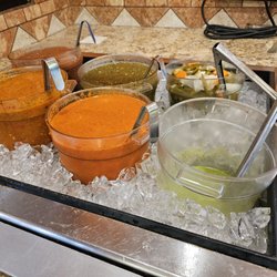 Ochoas Mexican Grill - Salsa bar!