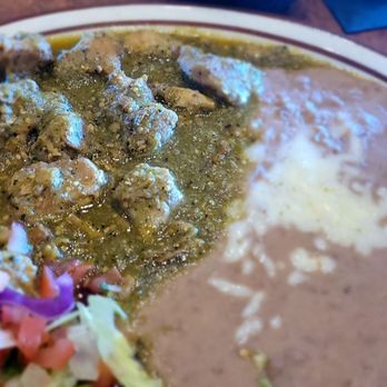 Lindo Michoacan - Pork in chile verde with double portion of beans - Mexican Near Me - Henderson, Nevada Lindo Michoacan - Pork in chile verde with double portion of beans - Mexican Near Me - Henderson, Nevada