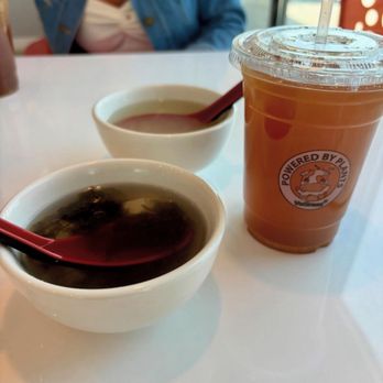 VeGreen Noodle - Ginger Tea, miso soup and seaweed tofu soup - Noodles Near Me - Buford, Georgia