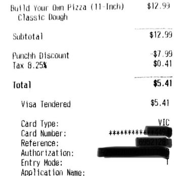 Blaze Pizza - Receipt & Order - Salad Near Me - Tracy, California